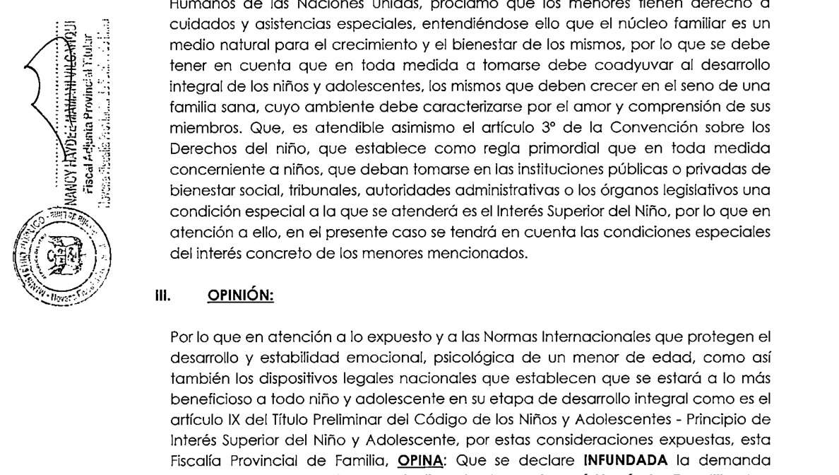 Dictamen contra Gaivao
