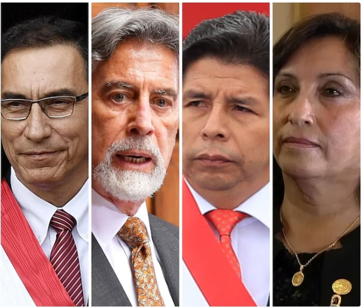 Vizcarra, Sagasti, Castillo y Boluarte