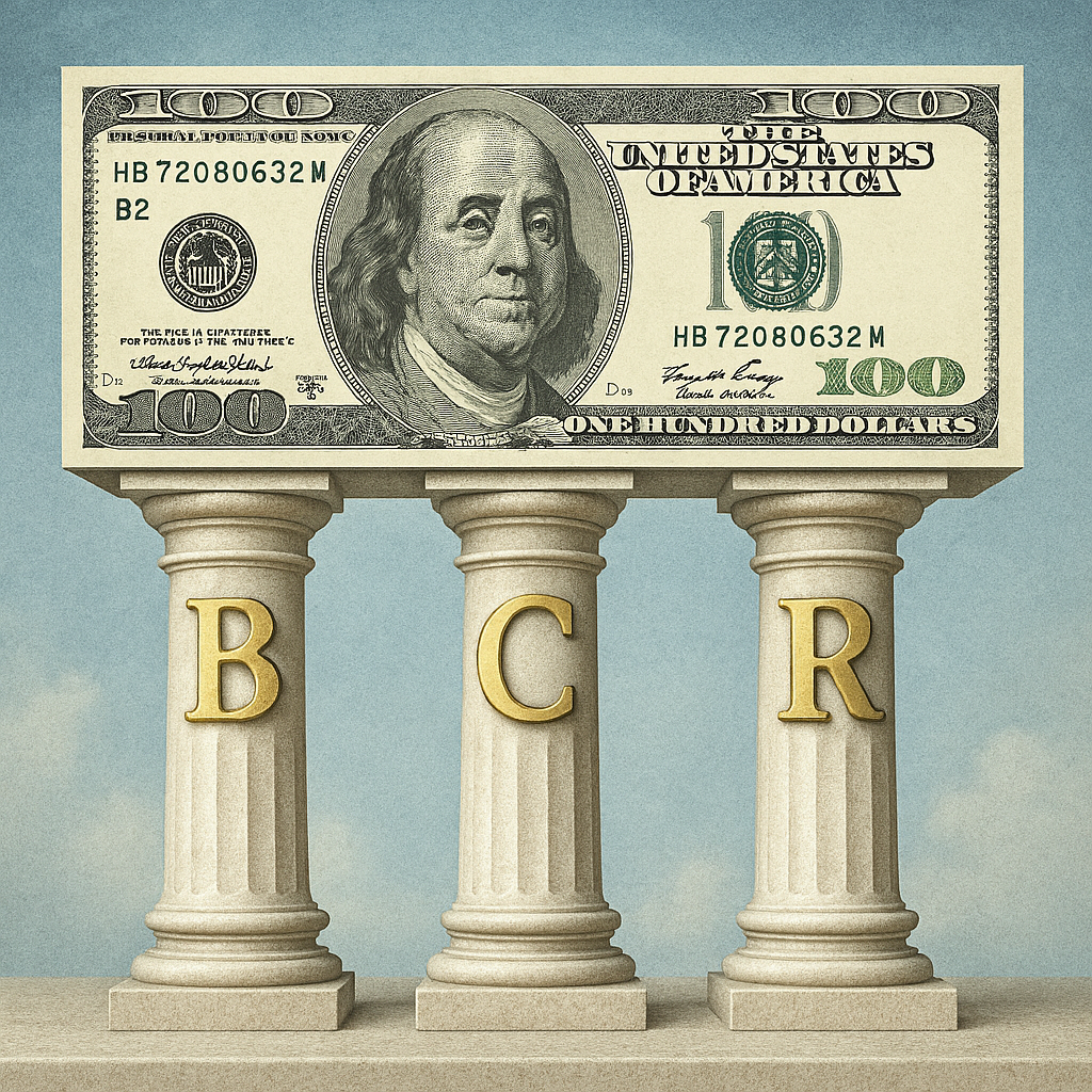 BCR sosteniendo el dólar