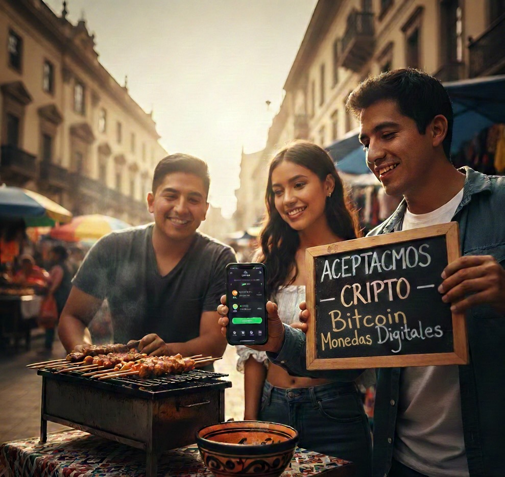 Compras reales con criptomonedas