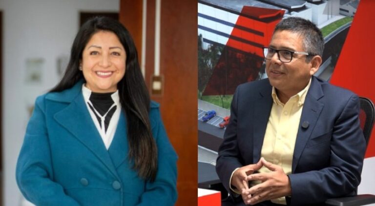 Denisse Miralles y Luis del Carpio