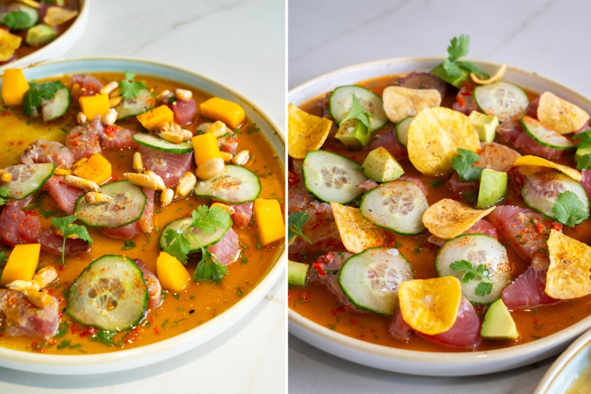 Dos opciones de tiradito nikkei para verano 1 vf