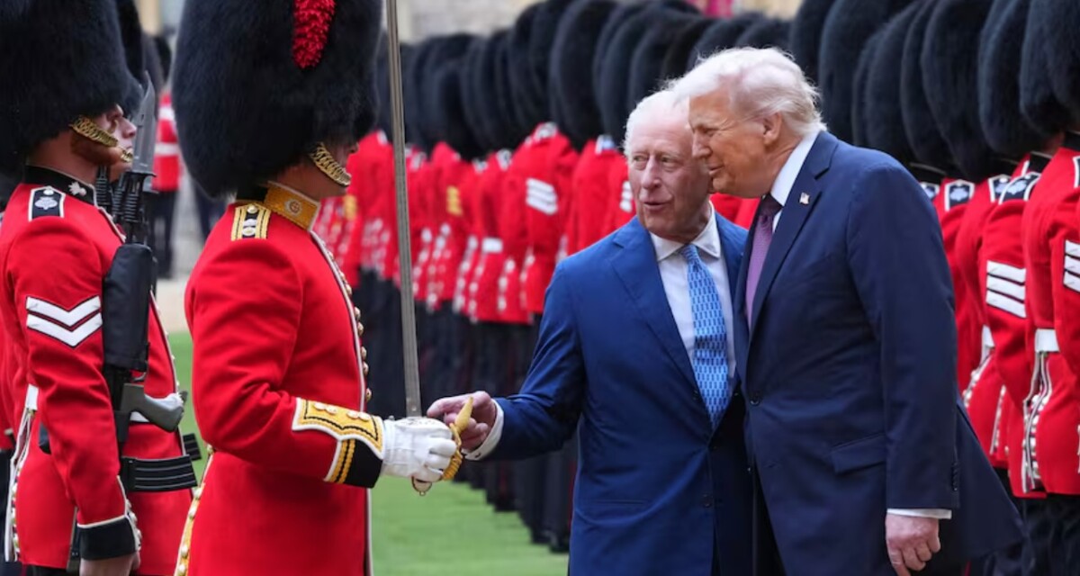 Charles y Donald Trump