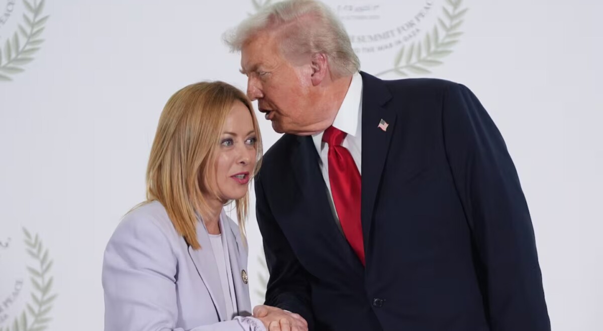 Meloni y Trump