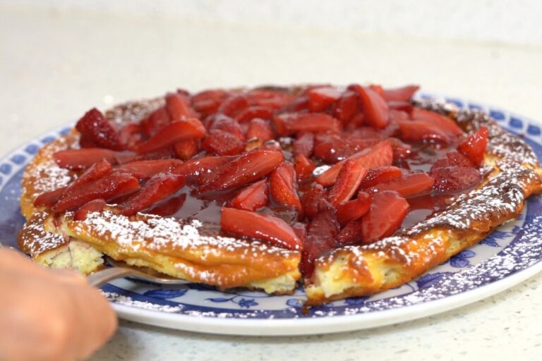 Tarta de queso con fresas 2