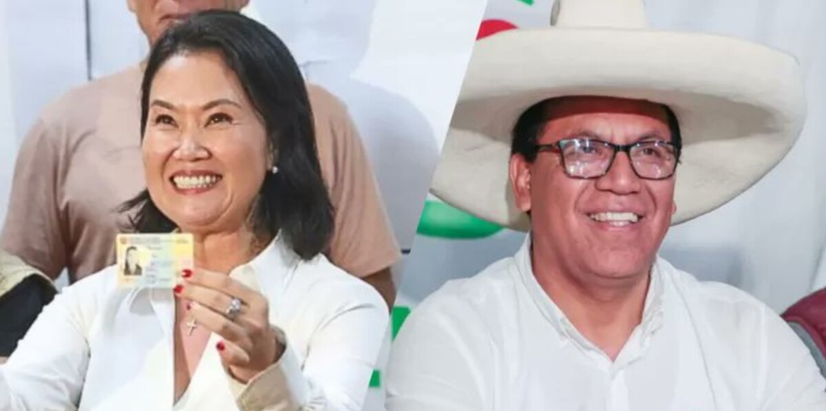 Keiko Fujimori y Roberto Sánchez