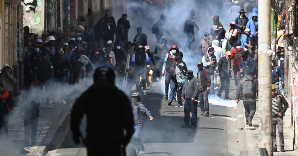 Manifestaciones en La Paz