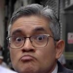 José Domingo Pérez, quien calificó como «conflicto interno» al terrorismo cuando era fiscal, señaló en el mitin de Sánchez: «Falta poco, presidente Castillo»