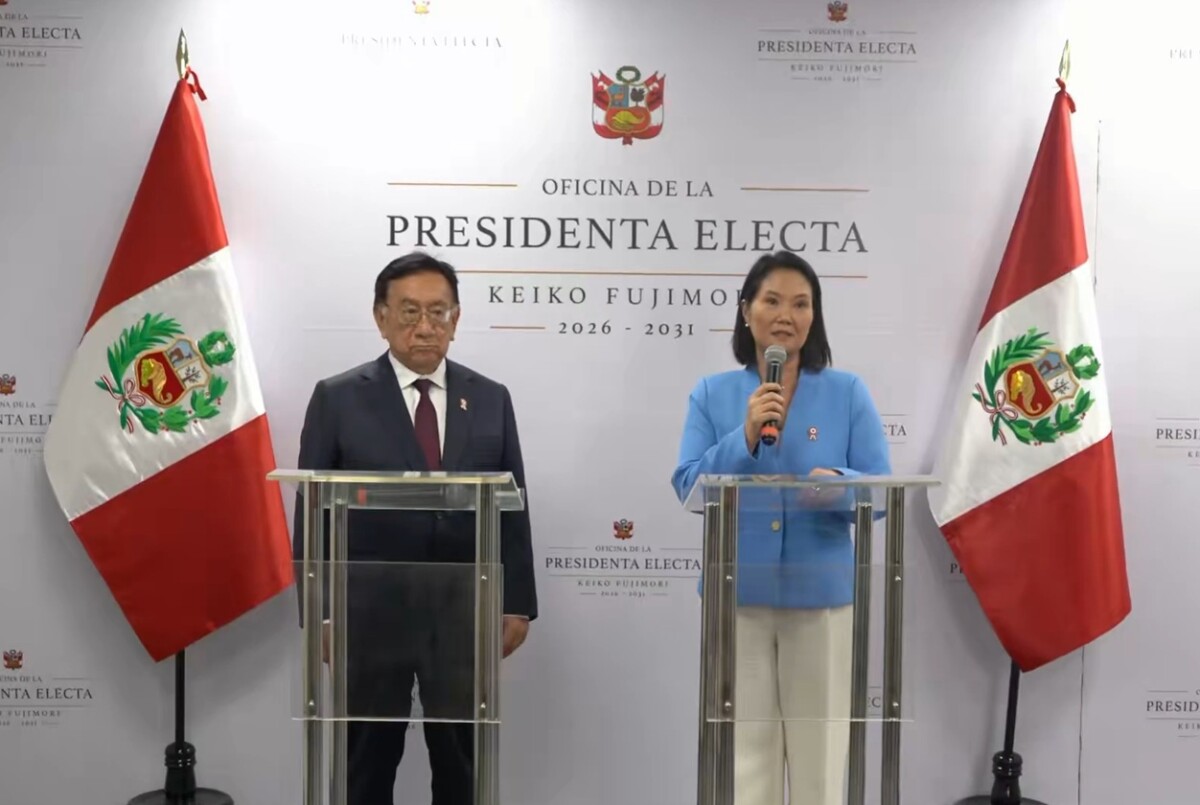 José María Balcázar y Keiko Fujimori