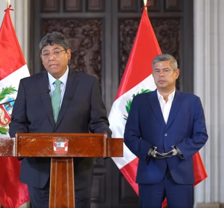 Elmer Cuba y Luis Galarreta
