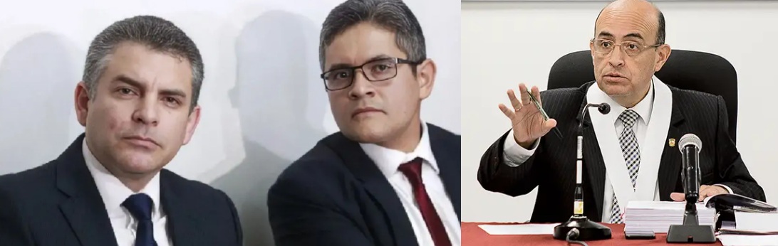 Rafael Vela, José Domingo Pérez y Víctor Zúñiga