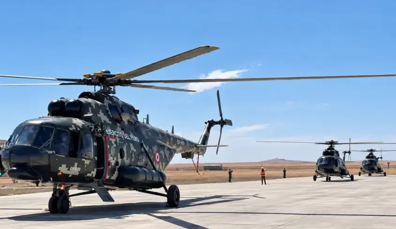 Helicópteros rusos Mi del Ejército