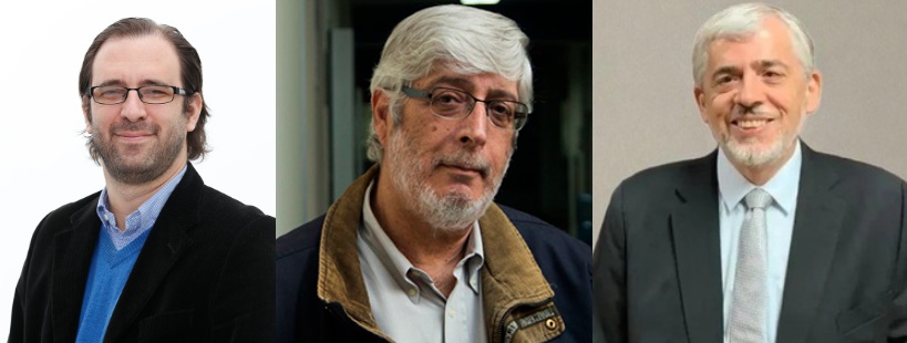 Oswaldo Molina, Óscar Dancourt y Javier Escobal