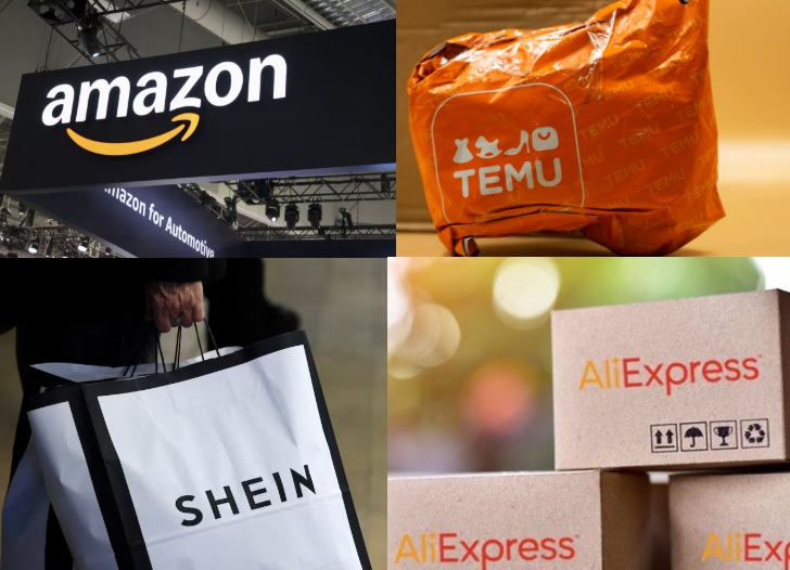 Amazon Temu Shein AliExpress